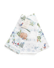Set Of 3 Aspen Toile Kitchen Towels | TJ Maxx