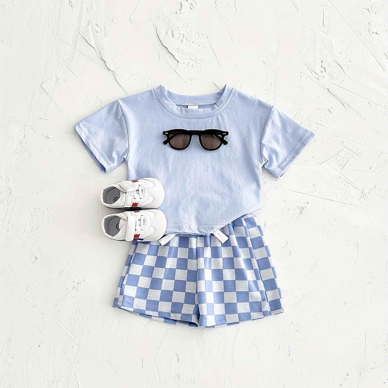 Baby Boys Cute Outfit Short Sleeve Solid T shirt Elastic - Temu | Temu Affiliate Program