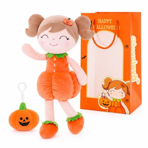 Halloween Plush Toy, Trick-or-Treat Gift, Pumpkin Doll, Keychain, Gift Bag | Amazon (US)