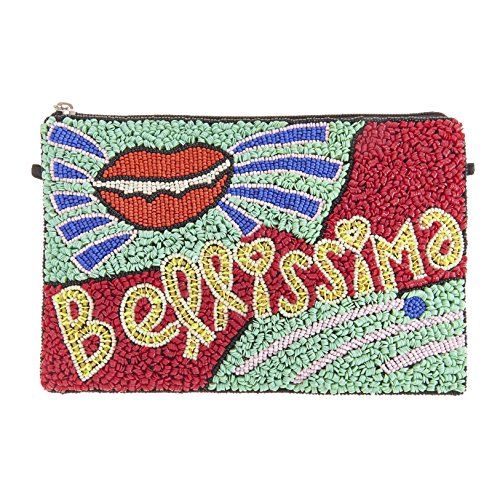 From St Xavier 'Bellissima' Mia Beaded Convertible Clutch, Multi | Amazon (US)