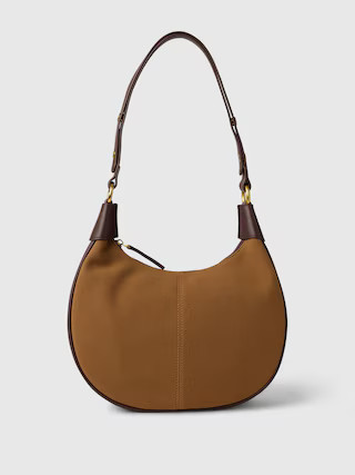 Vegan Suede Shoulder Bag | Gap (US)
