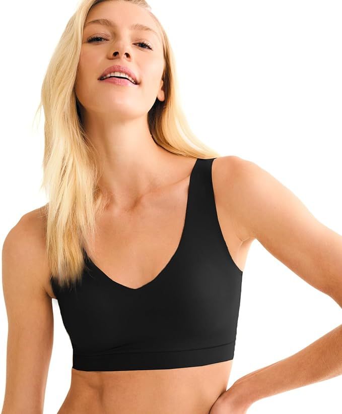 Floatley Cozy Bra Comfort Wirefree Full Coverage Seamless Bra with Embedded Pad for Women | Amazon (US)