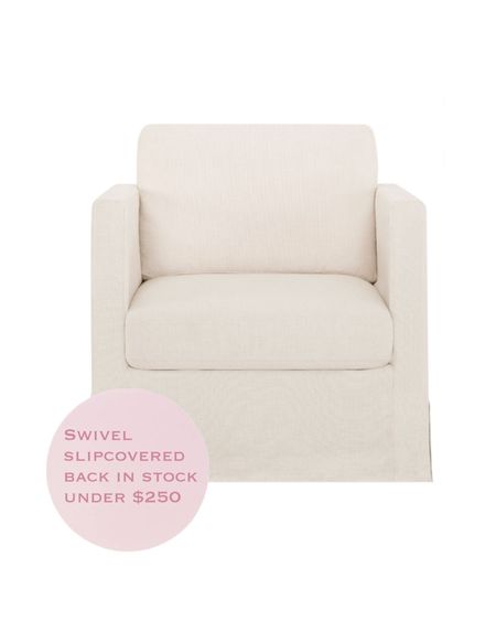 The viral Walmart swiveled slipcovered chair is back in stock

Under $250
#walmart
@walmart
Walmart home
Living room
Coffee table


#LTKsalealert #LTKhome #LTKMostLoved