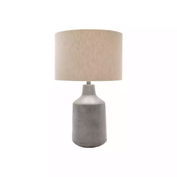Gray George Concrete Table Lamp | Kirkland's Home