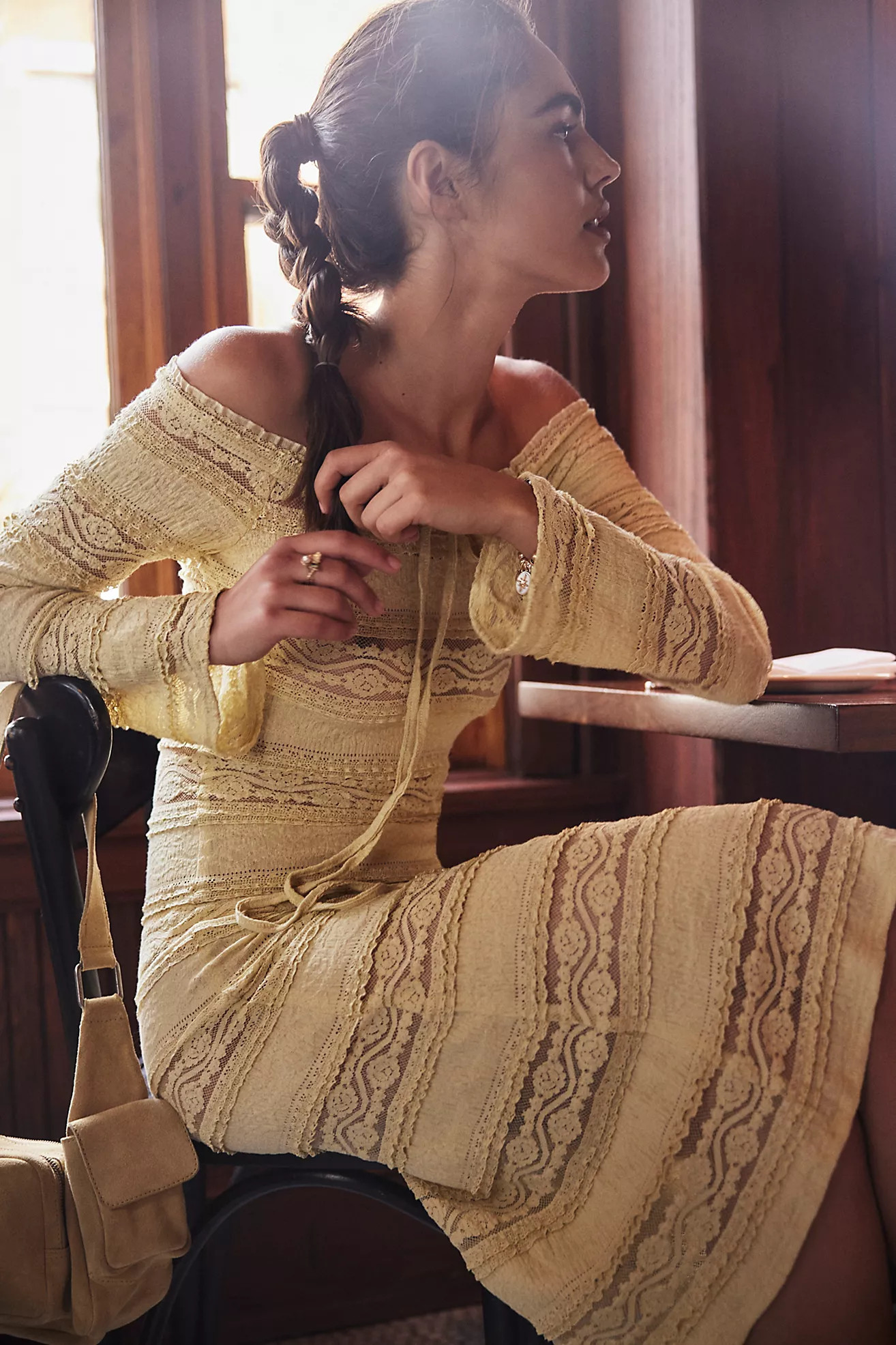 Nightcap French Antique Lace Midi Dress | Free People (Global - UK&FR Excluded)