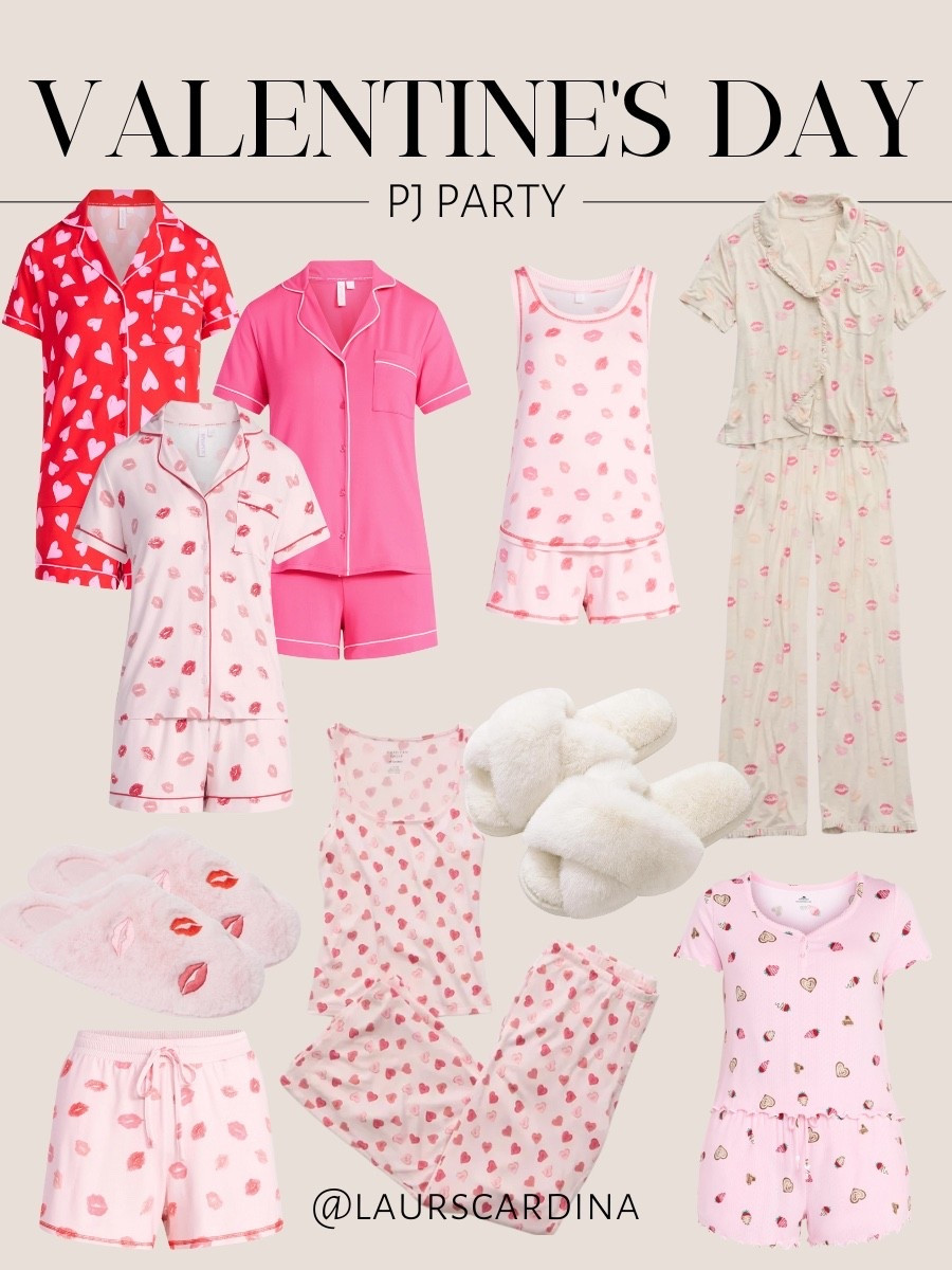 Check out these pajama party must haves, including two piece sets, shorts, wide leg pants, and slippers.

Valentine’s Day outfit, pajamas, pj set

#LTKSeasonal #LTKFindsUnder50