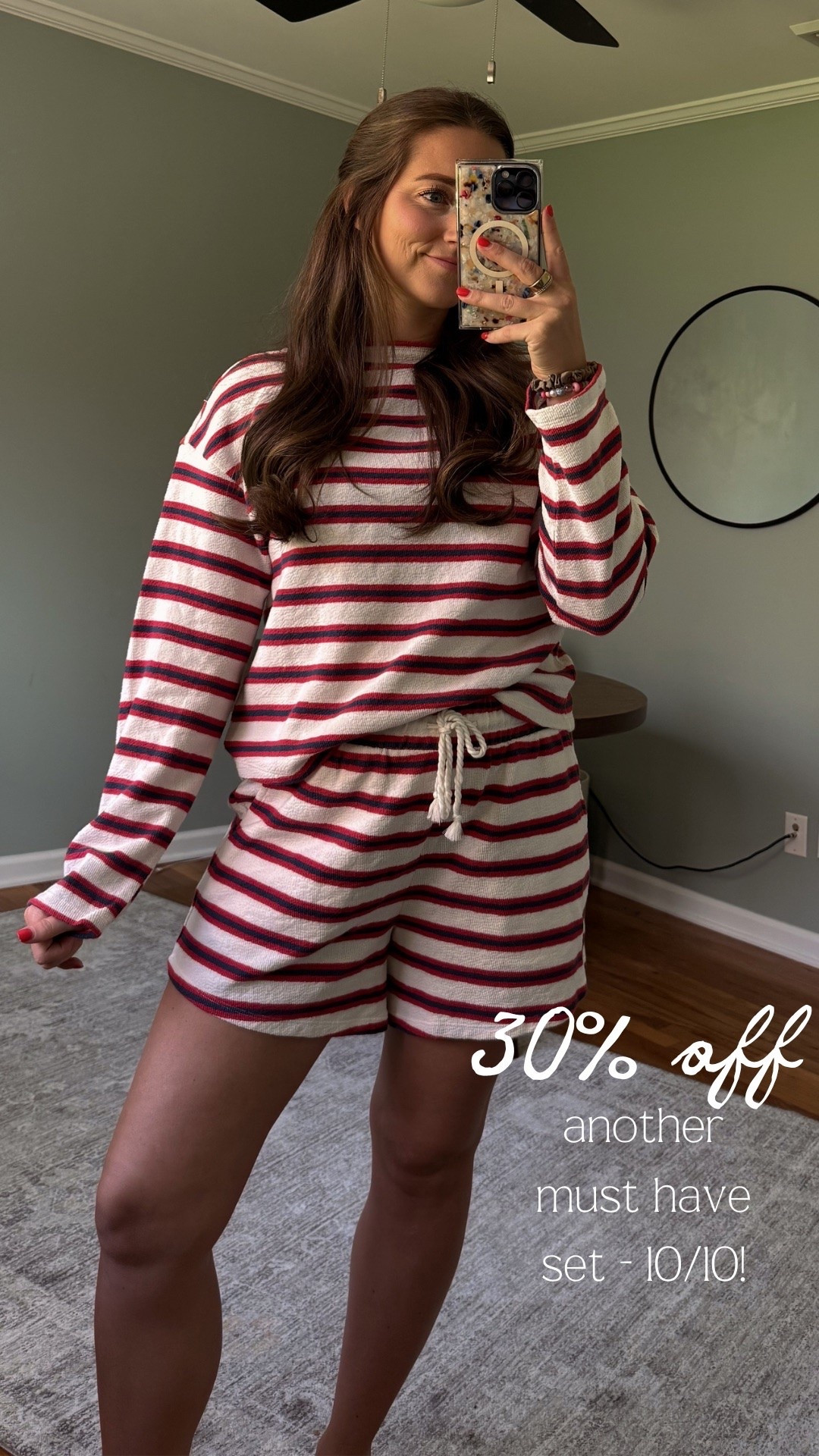 Big fan of this set!! Size small in top & medium in bottoms

#LTKSaleAlert