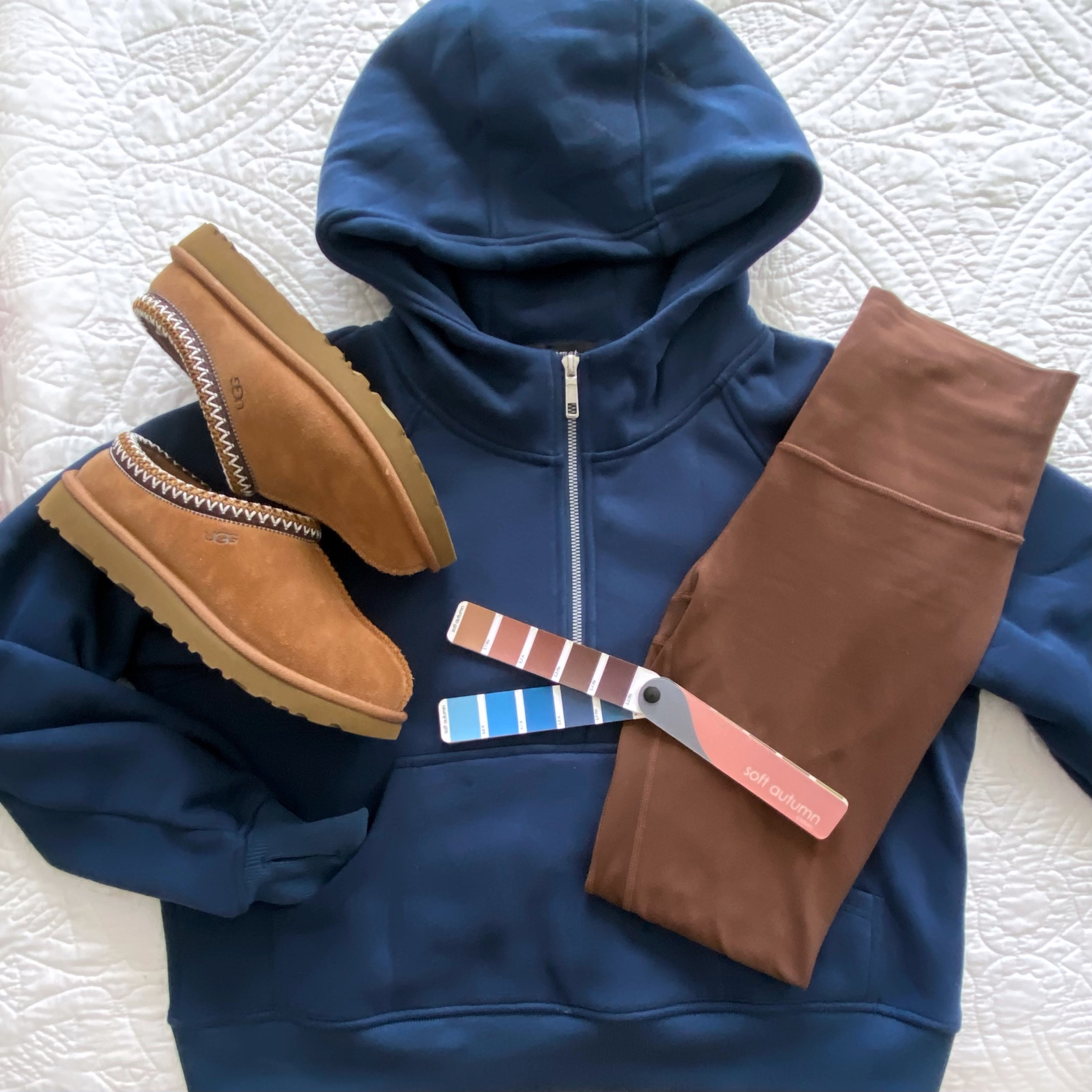 Cozy fall athleisure outfit of the day!
Lulu-inspired half-zip hoodie
Lulu leggings
Ugg Tasman slippers
#softautumn #shesanautumn

#LTKfindsunder50 #LTKstyletip