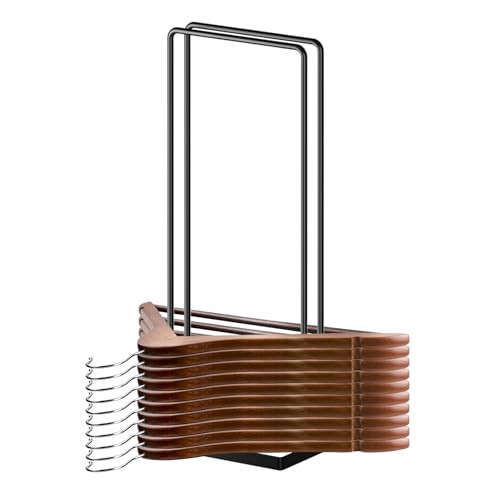 Hanger Organizer Stacker, Clothes Hanger Holder for Closet Laundry Room, Hange Stacker Hold up 110 Wire Hangers for Storage Organizer, Hanger Rack Stand for Adult Child Velvet Pants Hangers | Amazon (US)