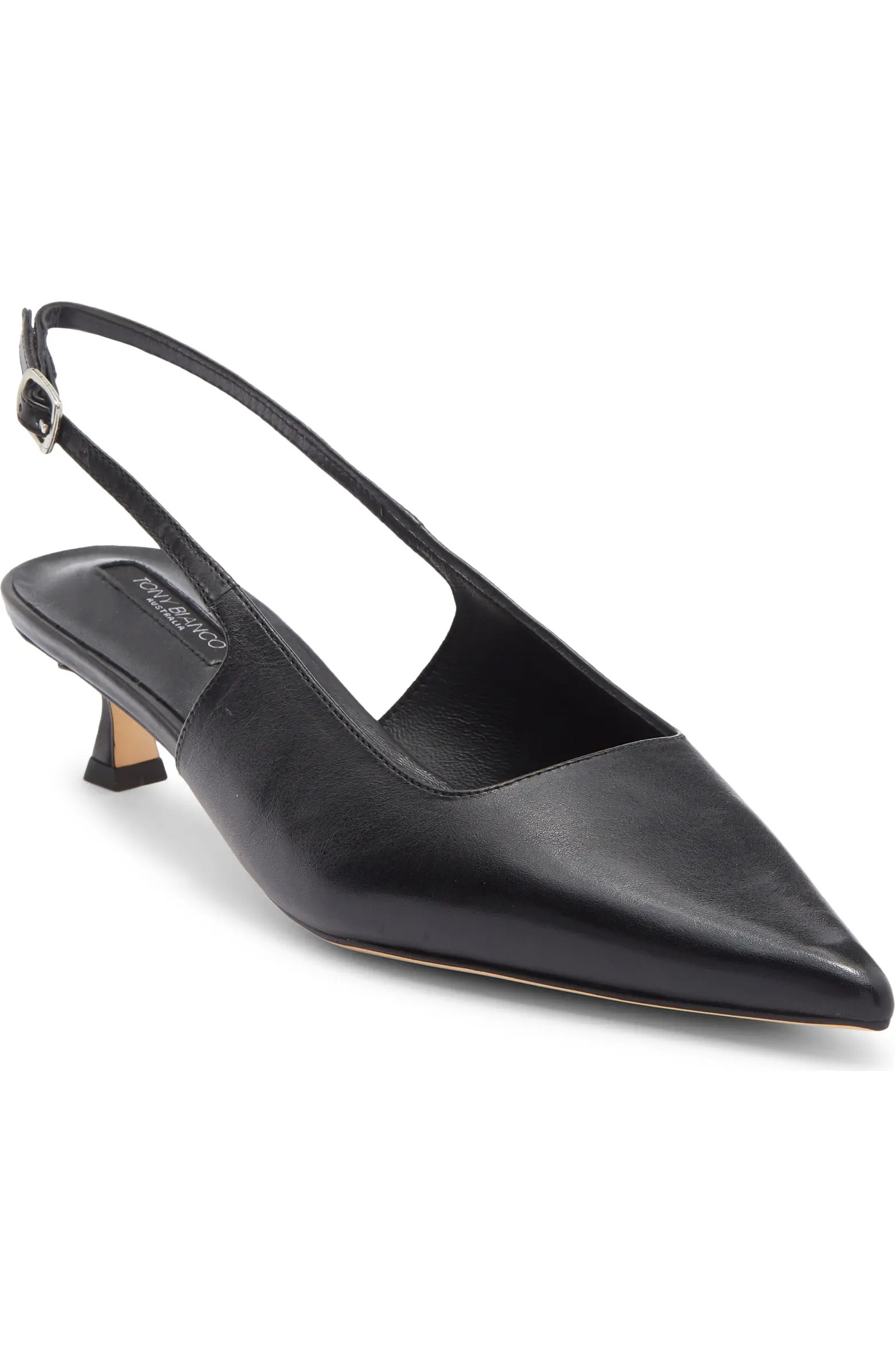 Crush Slingback Pointed Toe Kitten Heel Pump (Women) | Nordstrom