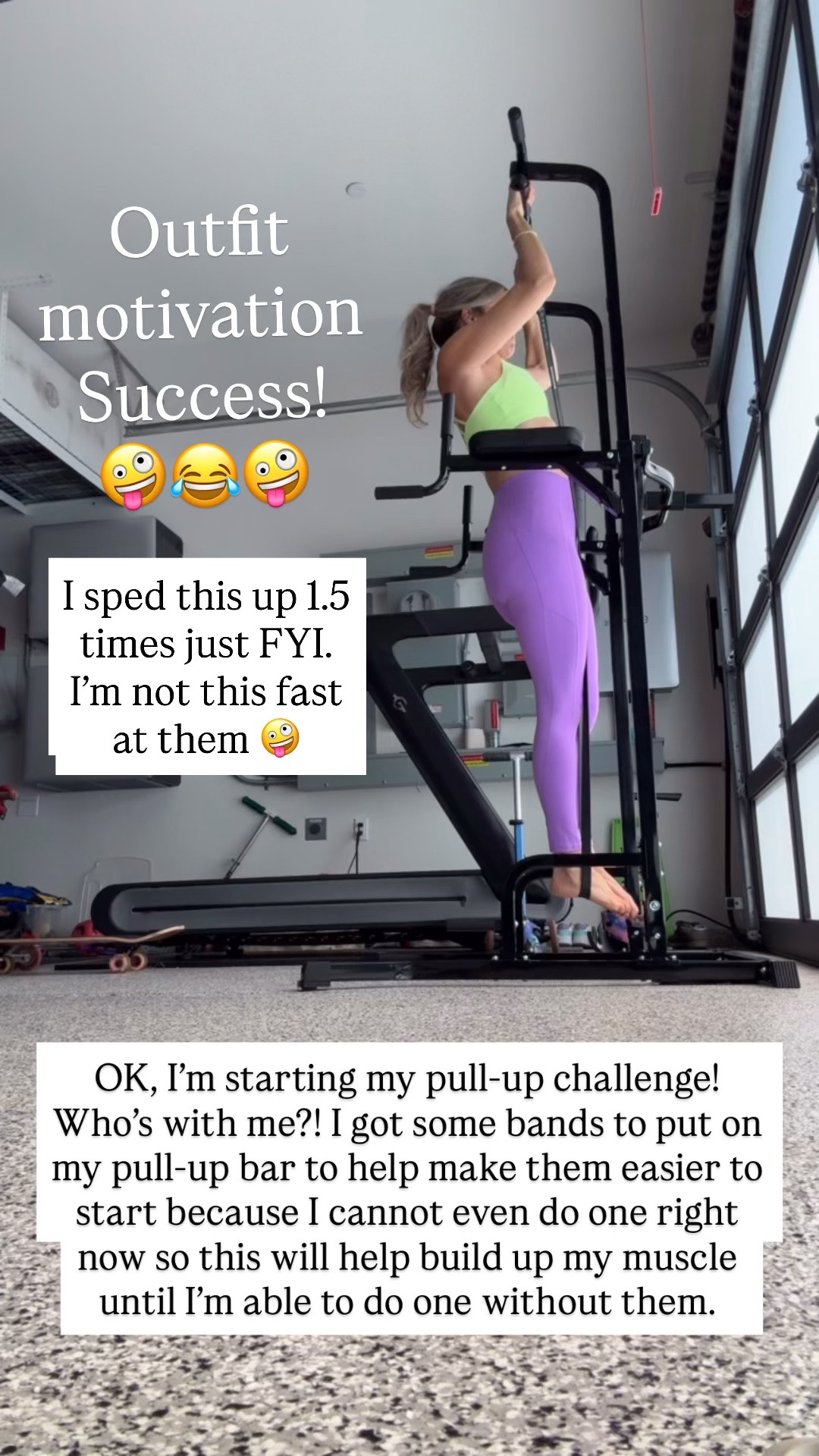 I’m doing a pull-up challenge with my followers so I’m leaking my pull-up bar and the straps that I used to help me while I build up my muscle to be able to do one on my own ￼

#LTKfitnessgoals #LTKOver40