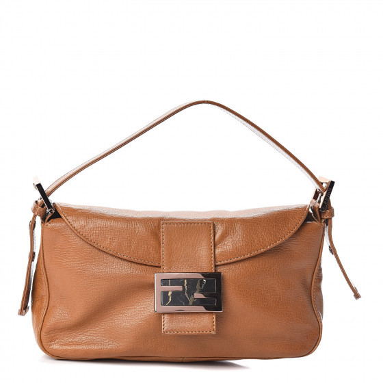 FENDI Calfskin Baguette Miel | Fashionphile