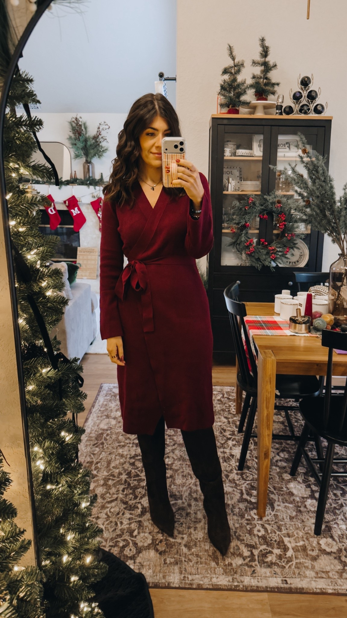 Today’s work outfit
In a medium wrap dress
Large tights 

#LTKMidsize #LTKWorkwear #LTKHoliday