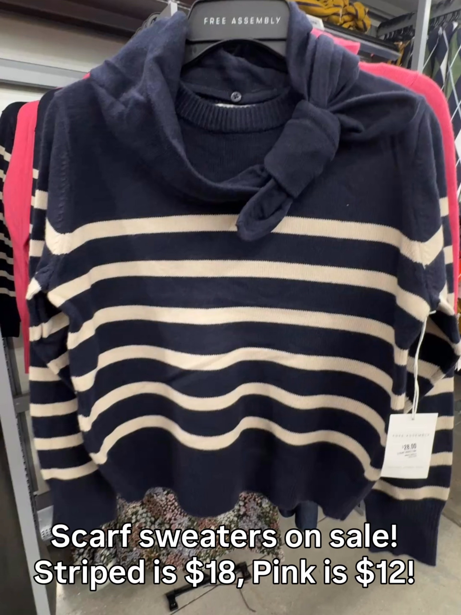 Love this scarf sweater! Now on sale!