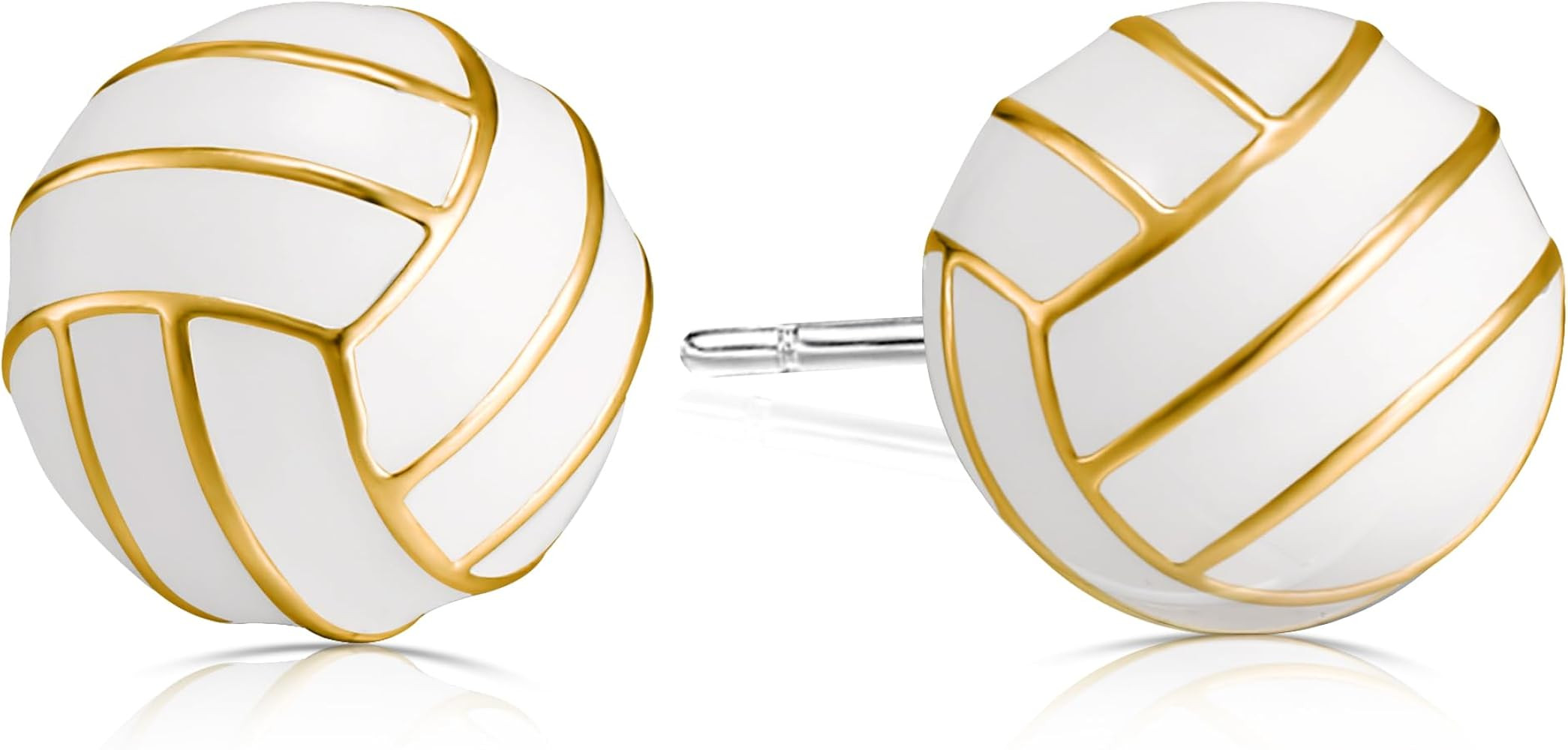 Volleyball/Softball/Football/Soccer Sports Earrings for Women Gilrls, 3D Earrings Stuff Accessori... | Amazon (US)