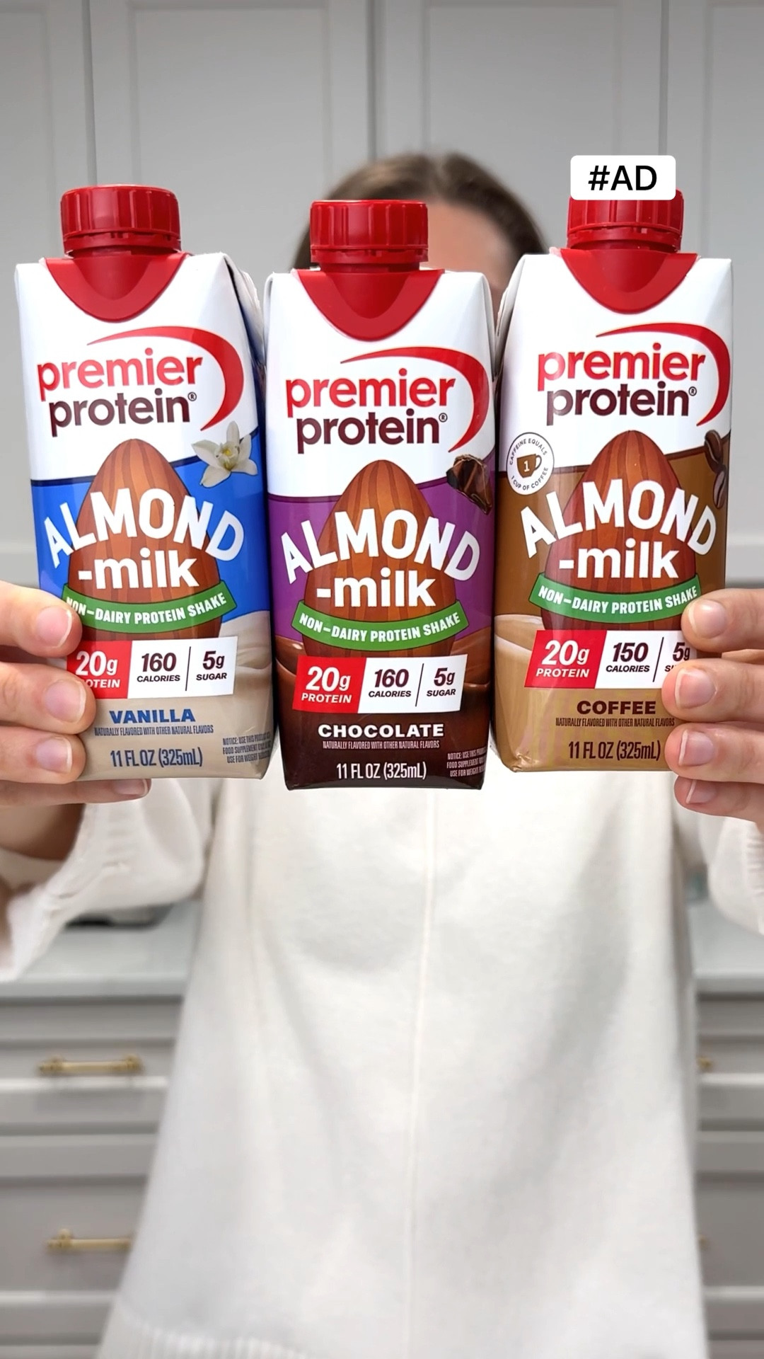 #AD I’m partnering with Target and Premier Protein to show you how easy and delicious it is
to get 20 grams of protein!

All 3 flavors of the Premier Protein Almondmilk shakes are available at Target and linked
below.

#PremierAlmondmilkProteinShake #PremierProtein #NonDairy #TargetPartner #Target
@premierprotein @Target @Shop.LTK #liketkit