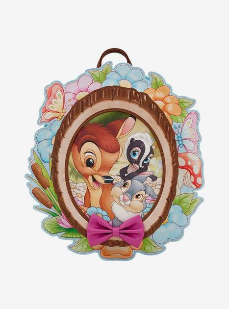 Loungefly Disney Bambi Floral Group Portrait Figural Mini Backpack | BoxLunch | BoxLunch