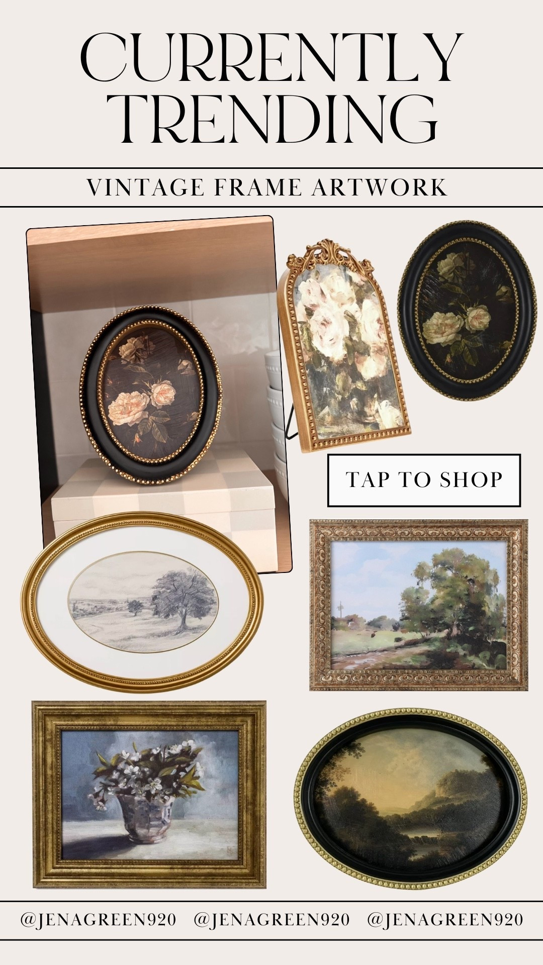 Vintage Frame Artwork | Floral Picture | Home Decor

#LTKFindsUnder100 #LTKStyleTip #LTKHome