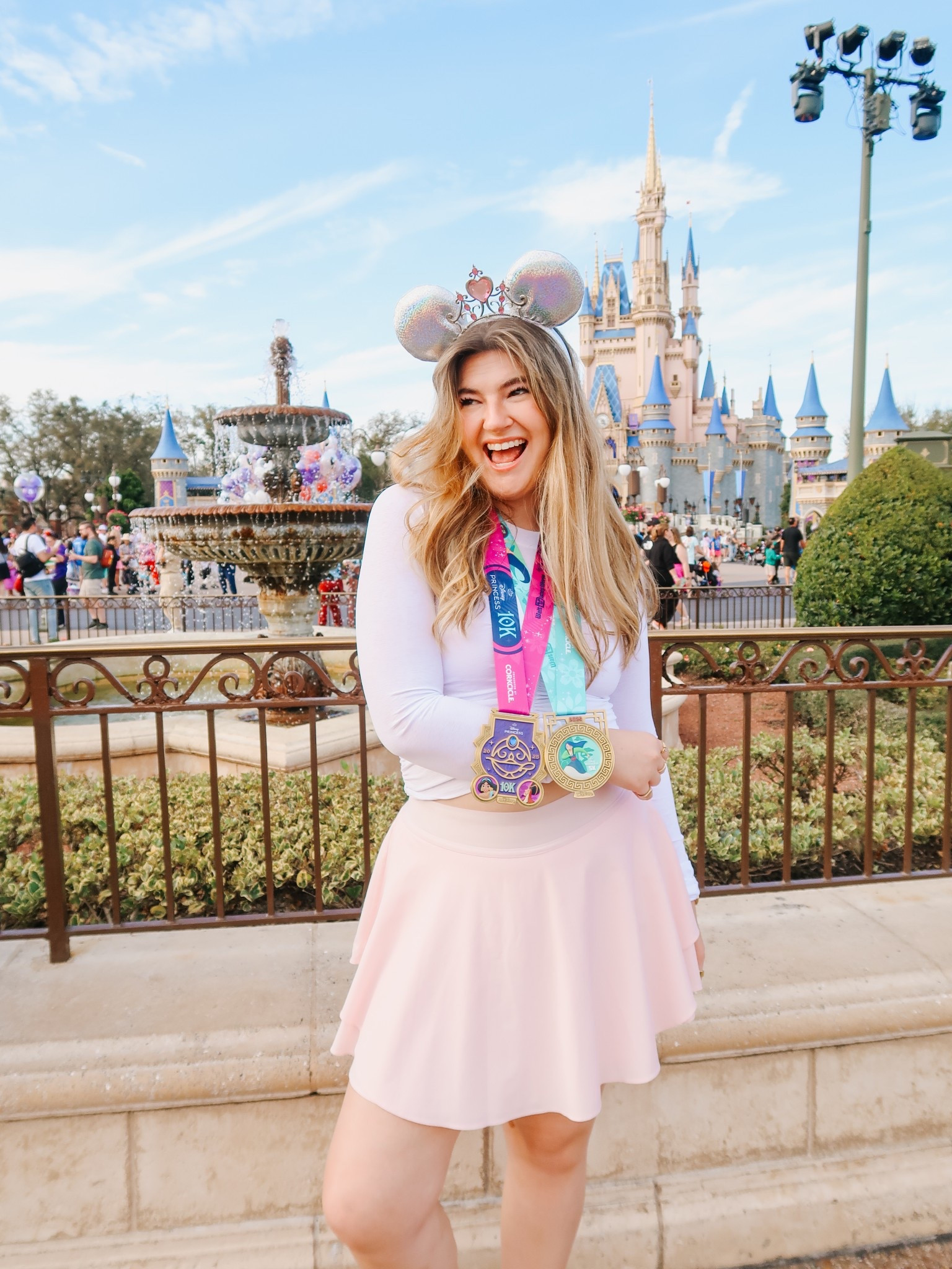 Medal Monday from race weekend 👟✨🏃🏼‍♀️👑💖🏅

🏷️: run Disney outfit inspo, princess inspired ootd, pops of pink, running inspo, free people movement, free people outfit aesthetic, running outfit inspo, marathon outfit idea, Disney inspired style, Disney feminine aesthetic, Asics shoe inspo

#LTKActive #LTKSpringSale #LTKFestival