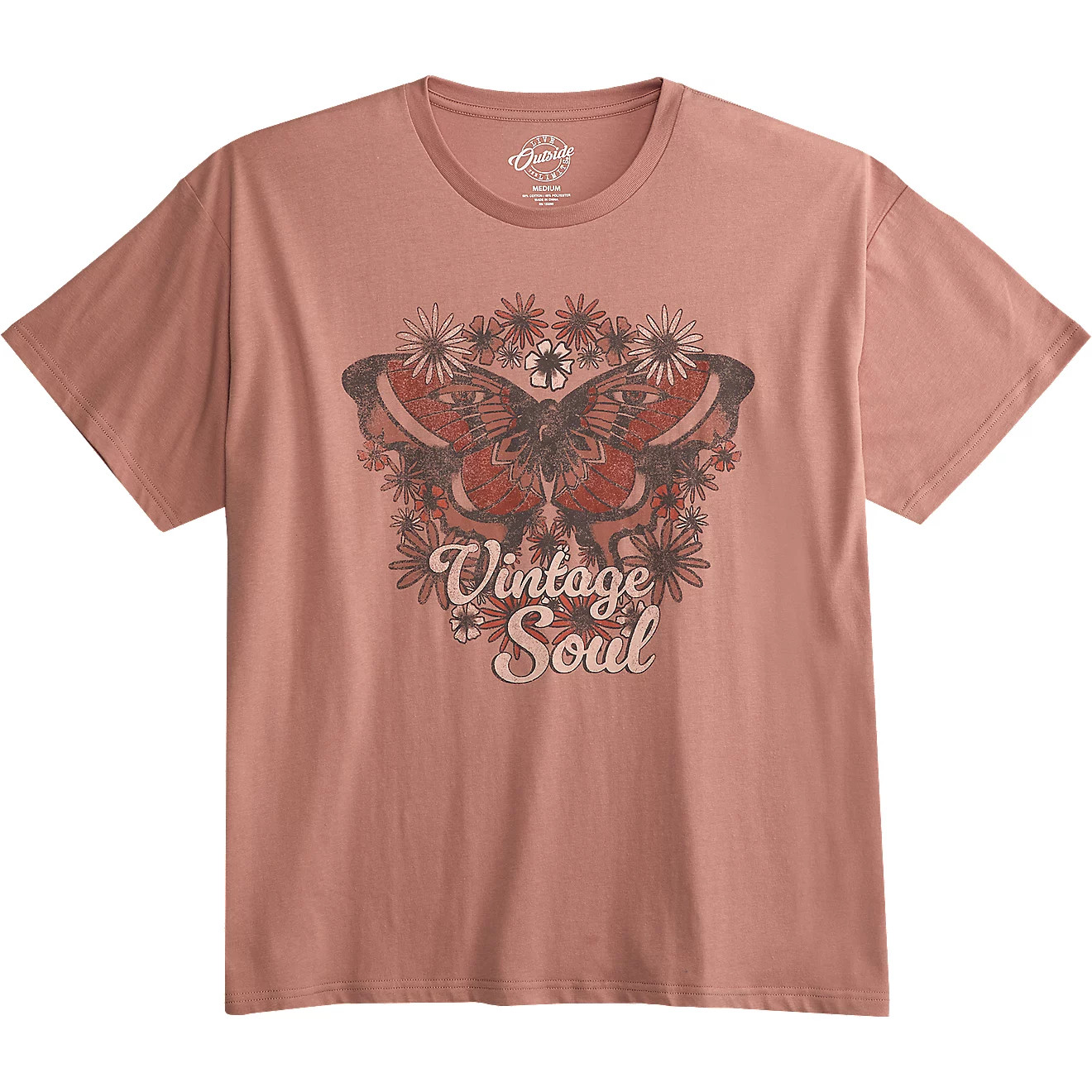 Live Outside the Limits Women's Vintage Soul Oversized Shirt | Academy Sports + Outdoors