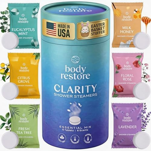 Body Restore Shower Steamers Aromatherapy 6 Pack – Easter Basket Stuffers, Easter & Birthday Gi... | Amazon (US)