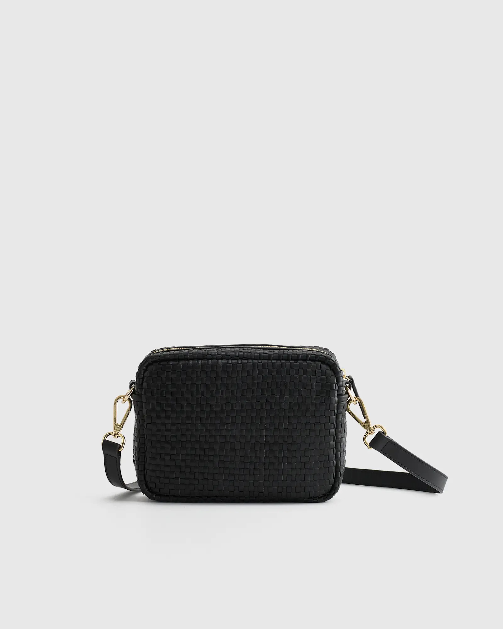Italian Leather Handwoven Crossbody | Quince