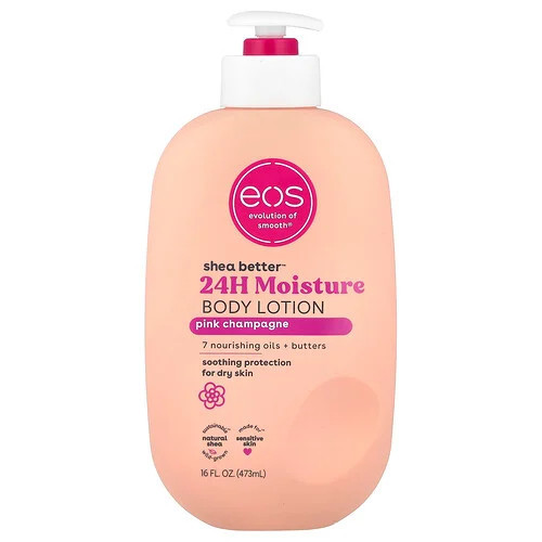 EOS, Shea Better™, 24H Moisture Body Lotion, Pink Champagne, 16 fl oz (473 ml) | iHerb