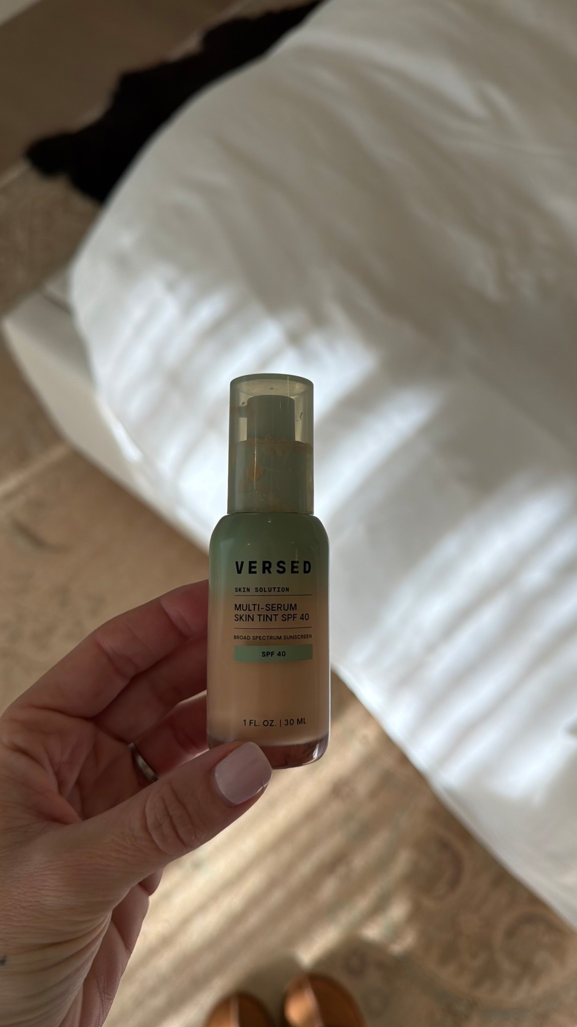 I’ve been using this for a few weeks and loving it. It honestly reminds me of the Victoria Beckham one but for a FRACTION of the cost! 

I’d say it’s a medium coverage but really natural looking. Also has SPF 40! 

