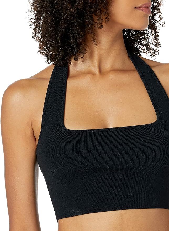 The Drop Women's Greta Fitted Square Neck Halter Sweater Bralette | Amazon (US)