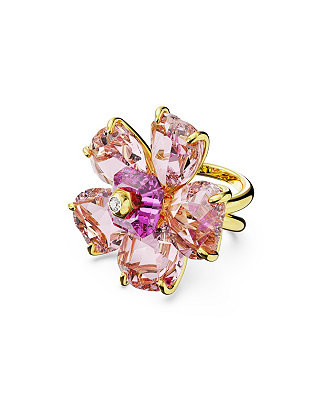 Crystal Flower Pink Florere Cocktail Ring | Macy's