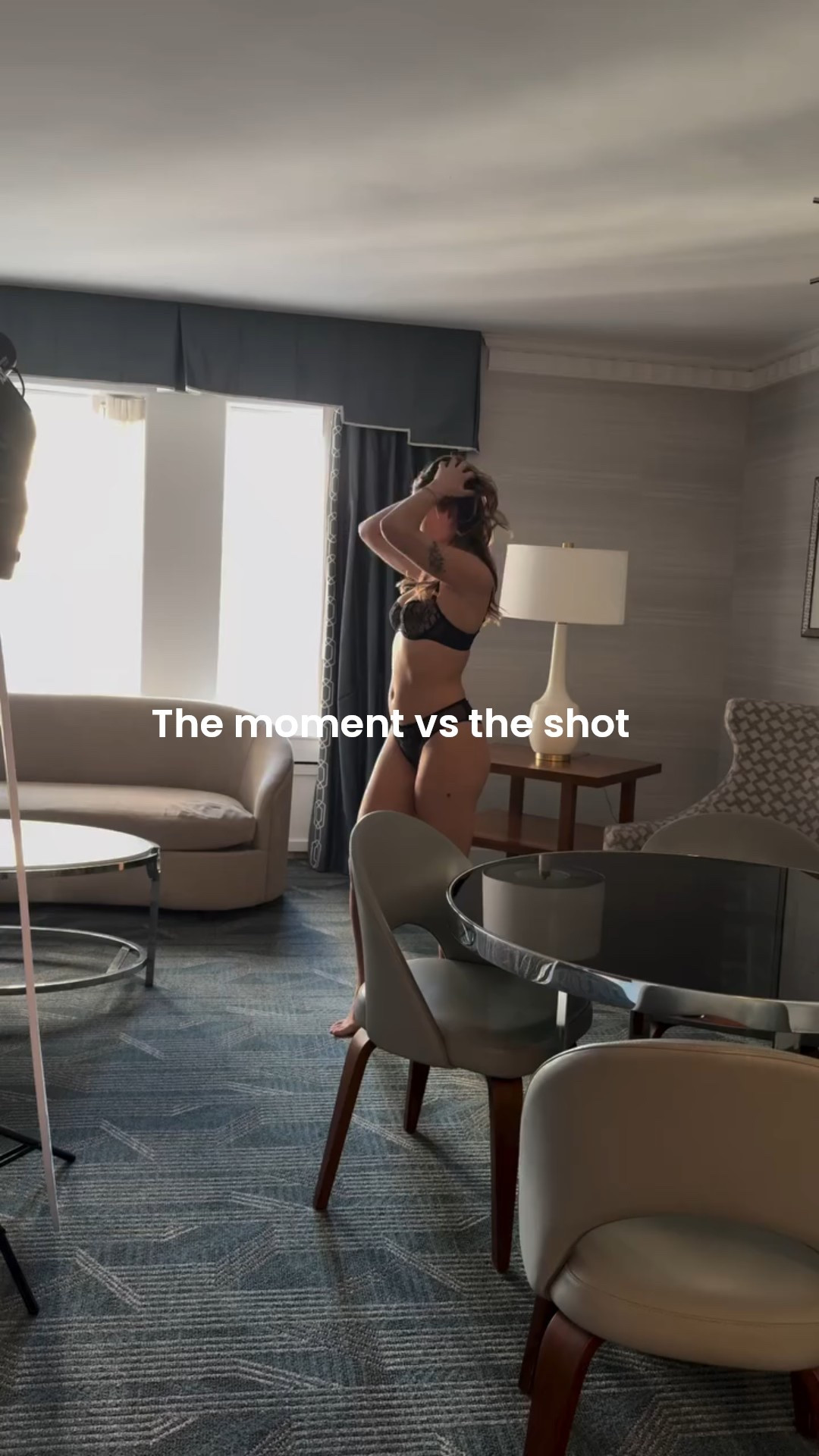 The moment may not always look perfect, but the final shot will. @cherieamourboudoir photographers are some of the best and boudoir is their specialty! You can always trust them to capture the most beautiful photos of you.

You can use the code KATEMARLEY to purchase the Noir photoshoot package. It’s a $700 shoot package for $50. Then you get to choose from all the sexy photos of yourself and have keepsakes forever.