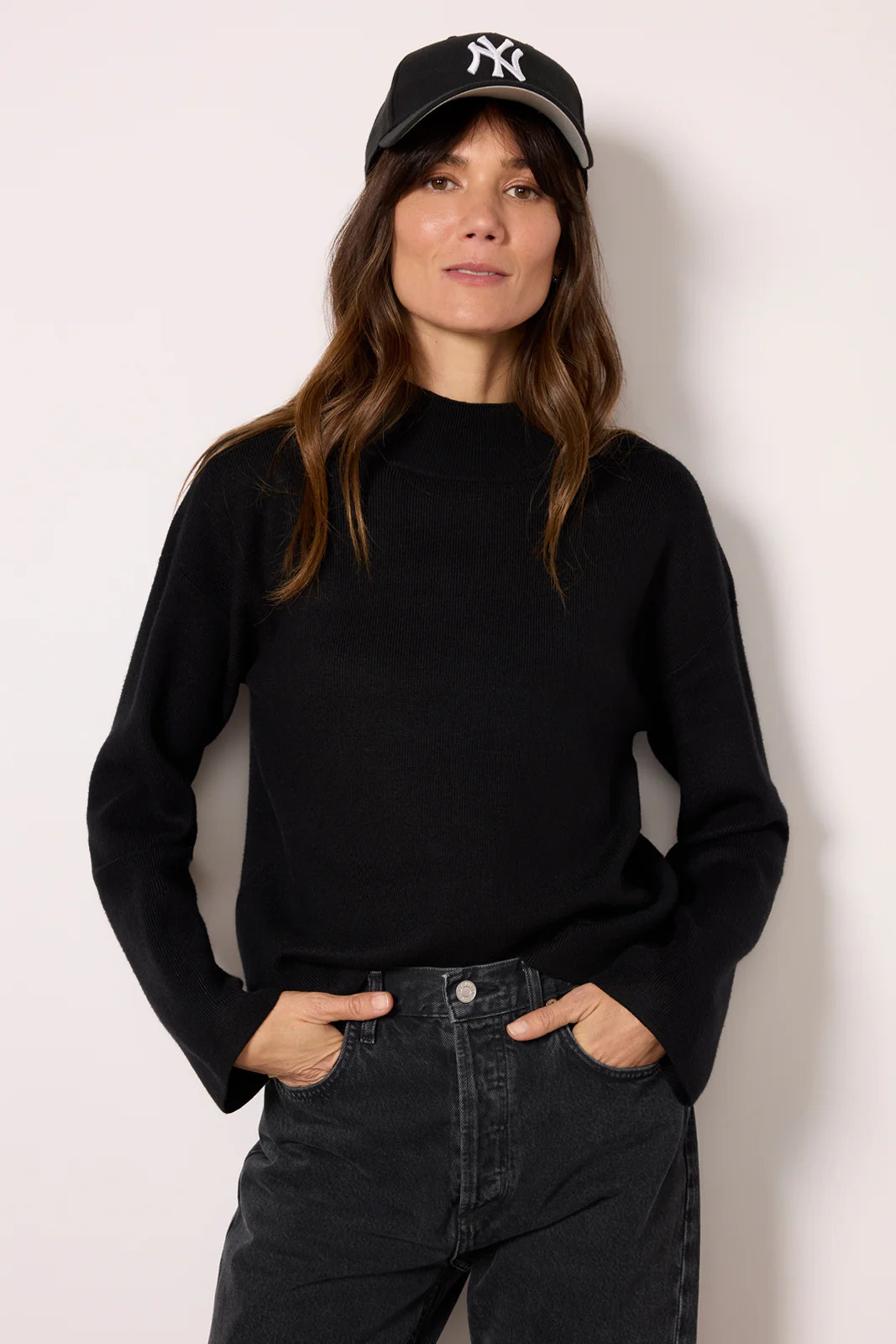 Bonnie Mock Neck Pullover | Evereve