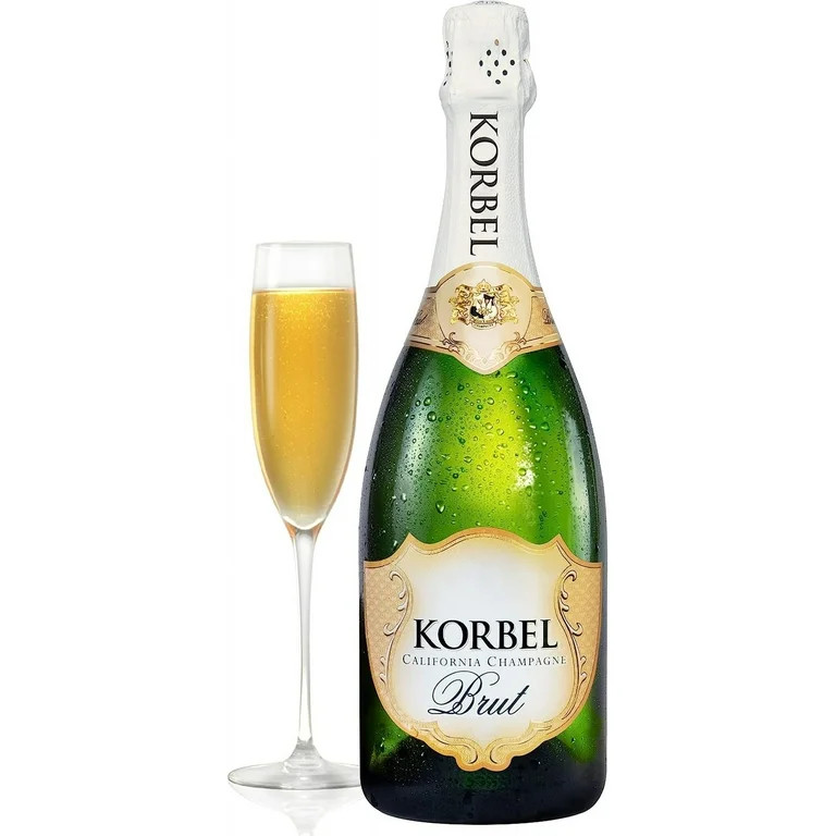 Korbel Brut California Sparkling White Wine, 750ml Bottle | Walmart (US)