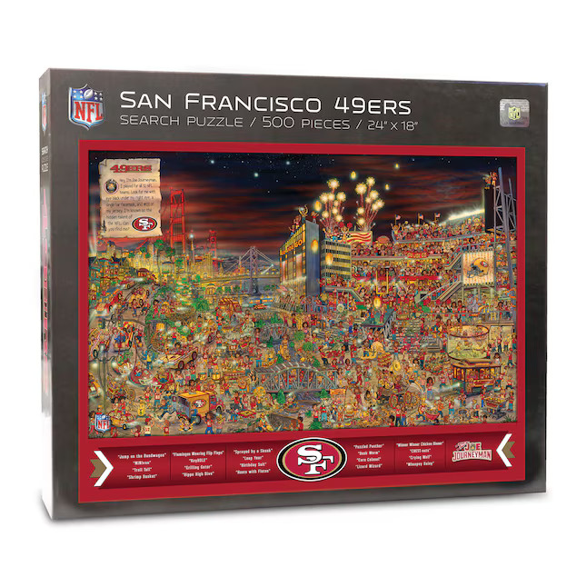 Joe Journeyman Journeyman 500pc Puzzle 500 -Piece Football Jigsaw Puzzle | Lowe's