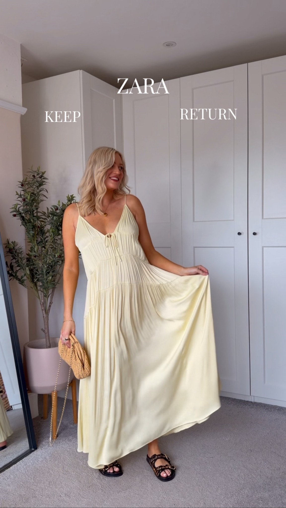 Zara new in floaty yellow dress 😍

Holiday dress, holiday outfit, summer dress

#LTKsummer #LTKuk