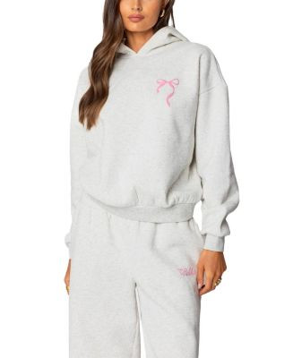 Sasha Bow Detail Hoodie | Bloomingdale's (US)