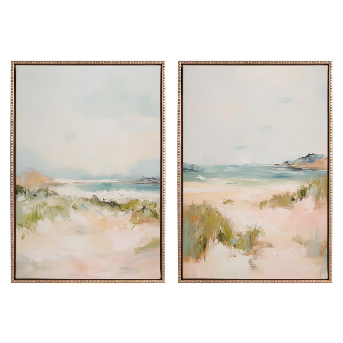 Kate & Laurel All Things Decor (Set of 2) 23"x33" Sylvie Beaded Tranquil III and V Framed Arts by... | Target