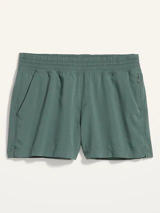 High-Waisted StretchTech Shorts for Women -- 3.5-inch inseam | Old Navy (US)