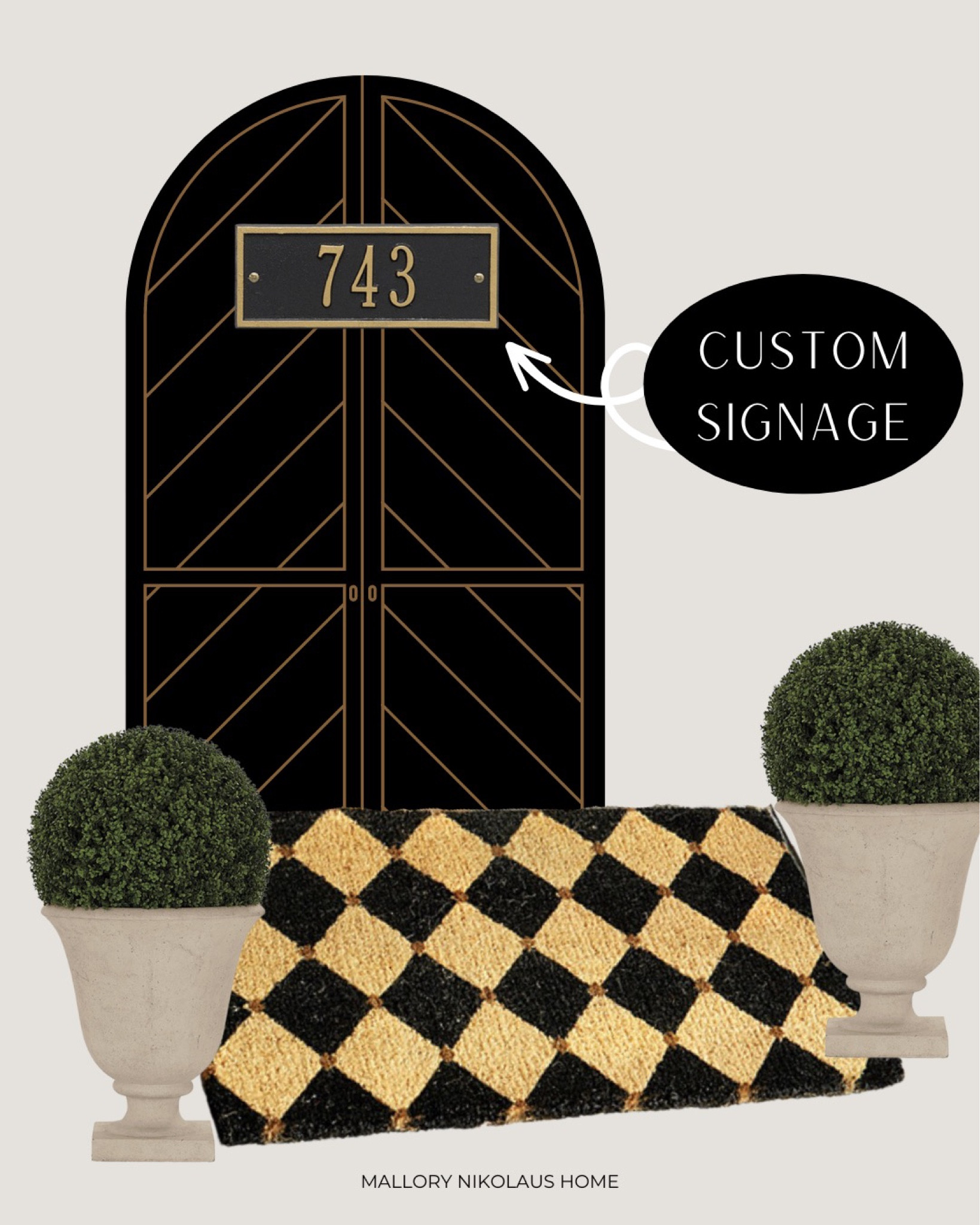 French Creel Coir Mat curated on LTK