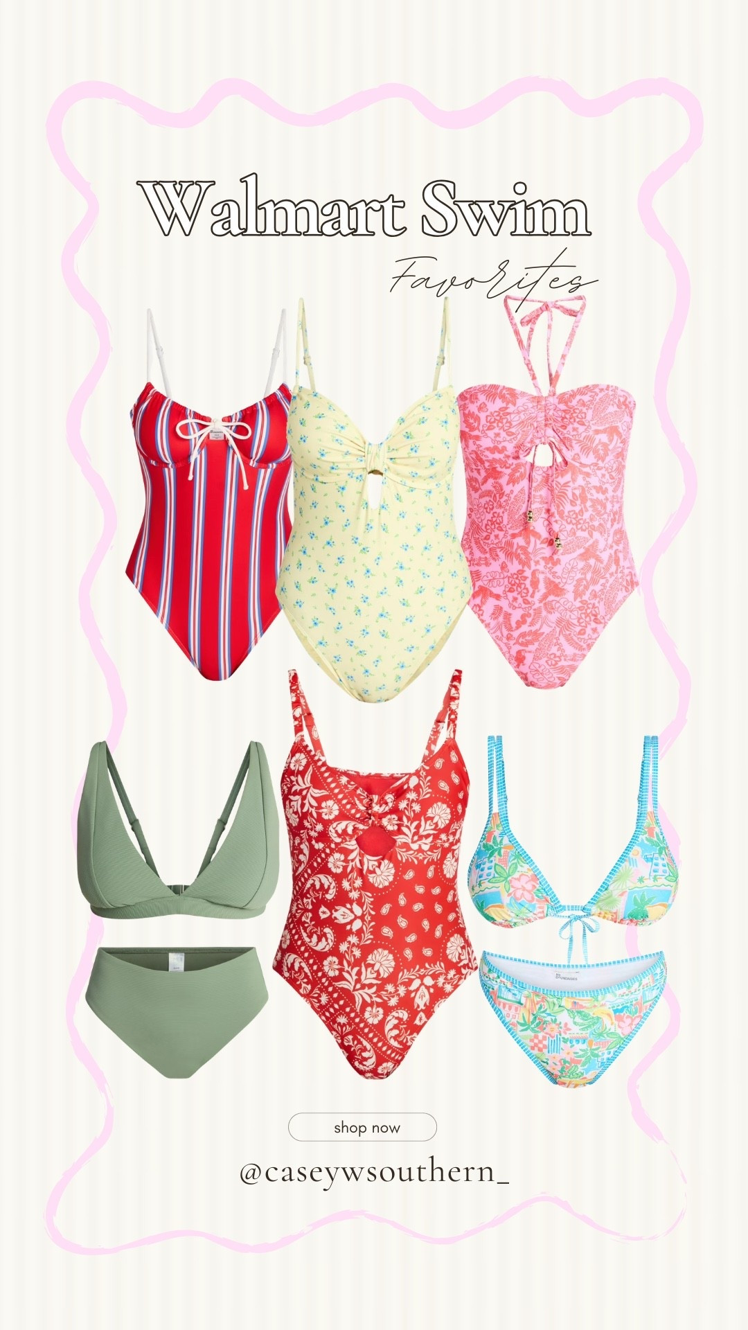 Walmart swim favorites for summer!￼

#LTKdayinmylife #LTKootd #LTKSwim