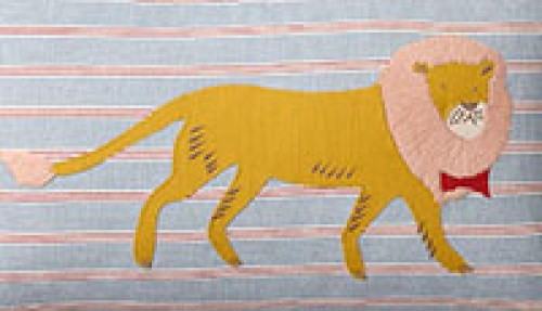 Animal Striped Pillow | West Elm (US)