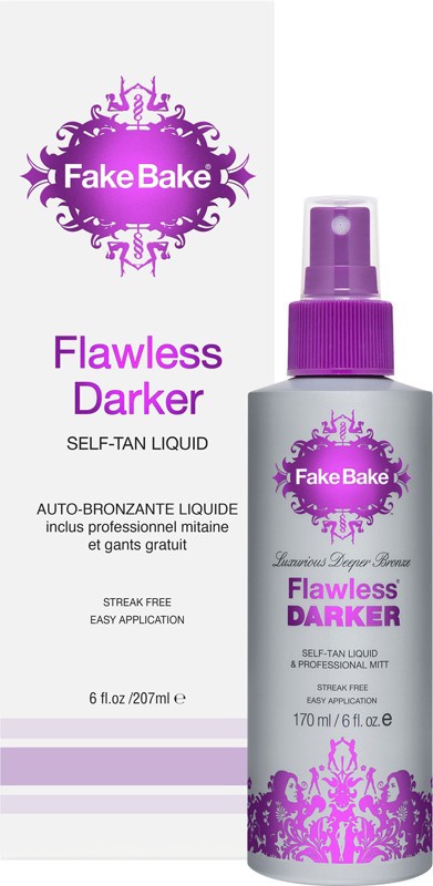 Flawless Darker Self-Tan Liquid & Professional Mitt | Ulta