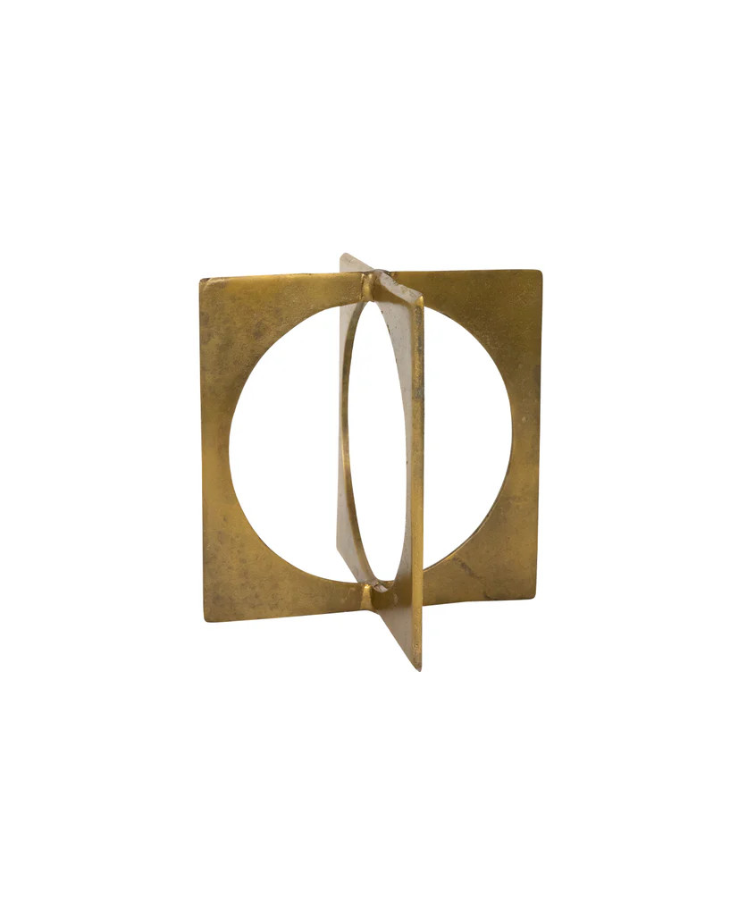 Brass Circle in Square | McGee & Co.