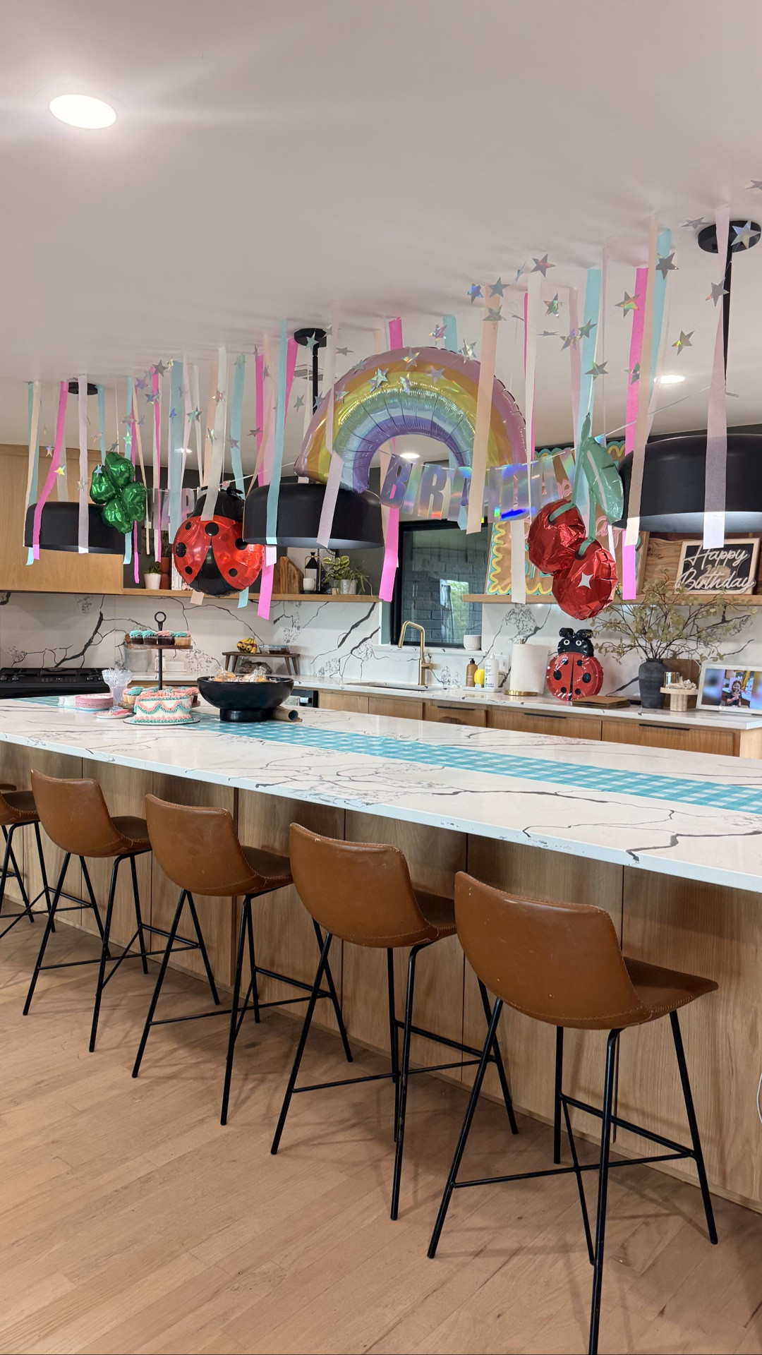 Instead of a balloon garland, how about a whimsical, lucky #7 birthday garland!

#LTKHome #LTKKids