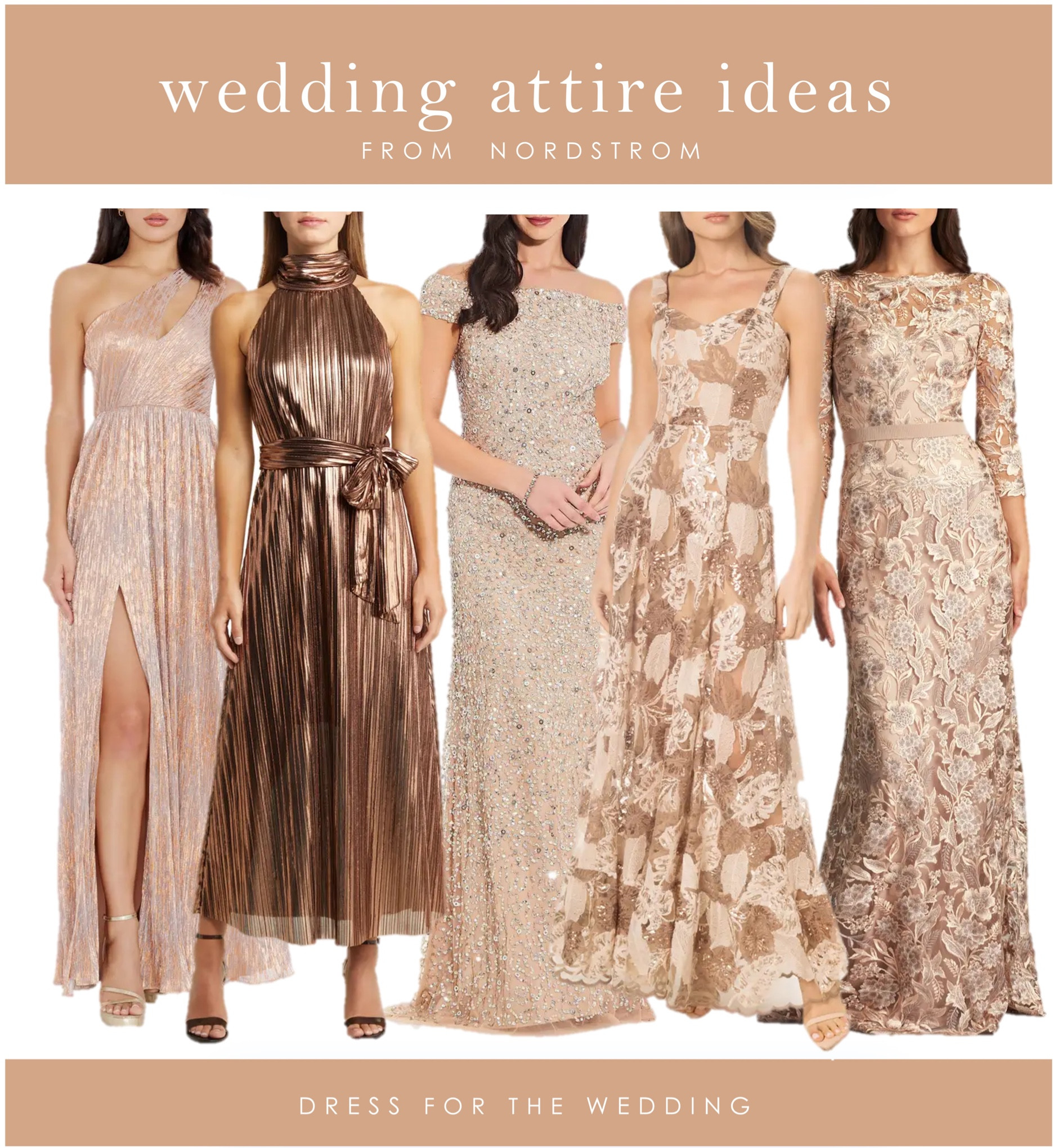 Neutral dress, bridesmaid dress, mother of the bride gown, wedding guest dress attire, beige wedding attire, taupe dresses, mix and match bridesmaid dresses, gold dress, midi dress, mother of the bride dress, mother of the groom dress, spring wedding, floral dress, champagne dress, gold sequin dress 

#LTKover40 #LTKparties #LTKwedding