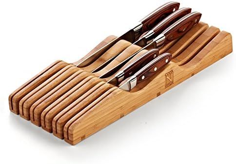 Bamboo In-drawer Knife Block | Amazon (US)