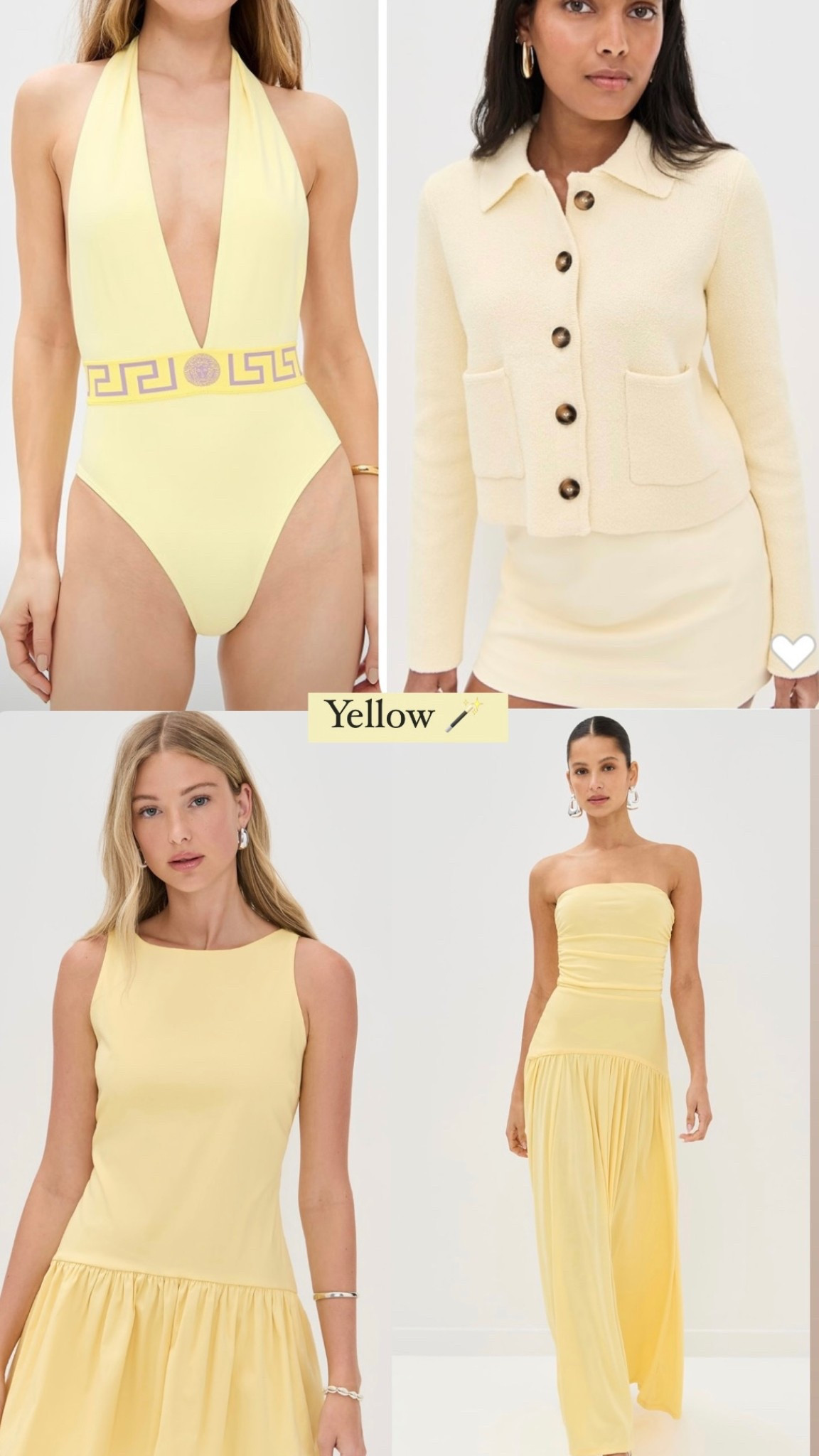 yellow all spring & summer long — daily edit cover from Found by Em