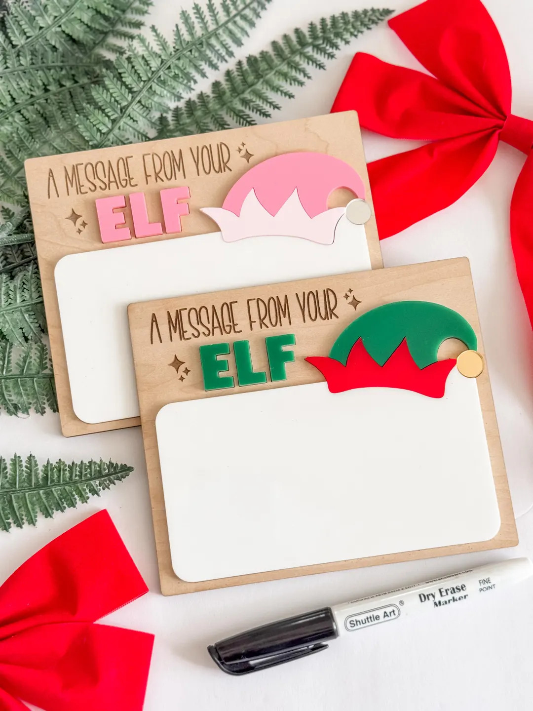 Message From Your Elf Dry Erase Board | Elf Message Board | Christmas Decor - Etsy | Etsy (US)