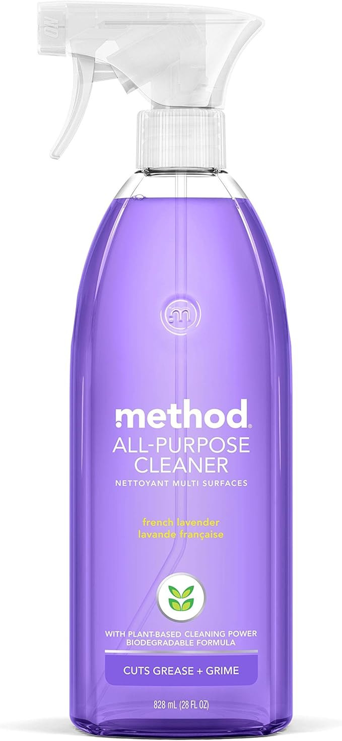 Method All-Purpose Cleaner Spray, French Lavender, Plant-Based and Biodegradable Formula Perfect ... | Amazon (US)