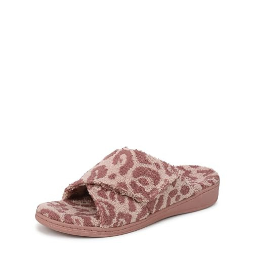 Vionic Women's Relax Ii Slipper, Pink Multi Woven Fabric, 12 | Amazon (US)